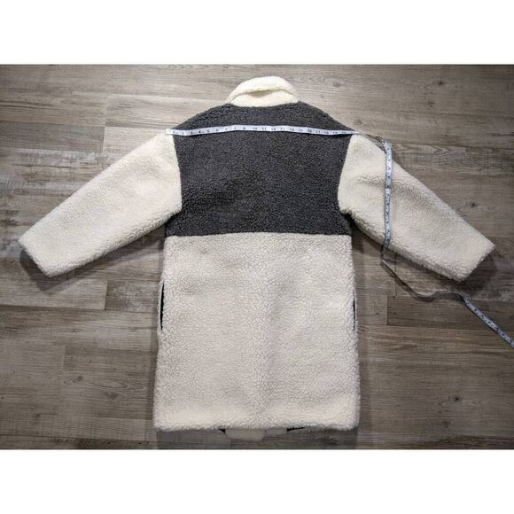 NWOT 100% Natural Sheep WOOL MEDIUM WEIGHT HK brand teddy bear coat. - Picture 12 of 16
